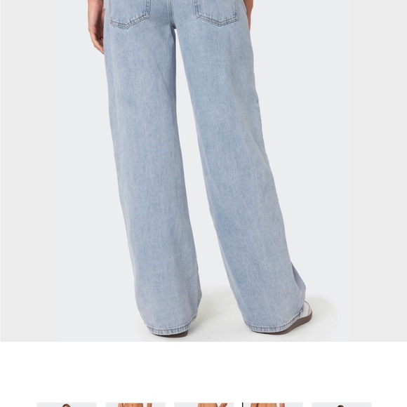 Edikted Raelynn Low Rise Jeans - Picture 7 of 8